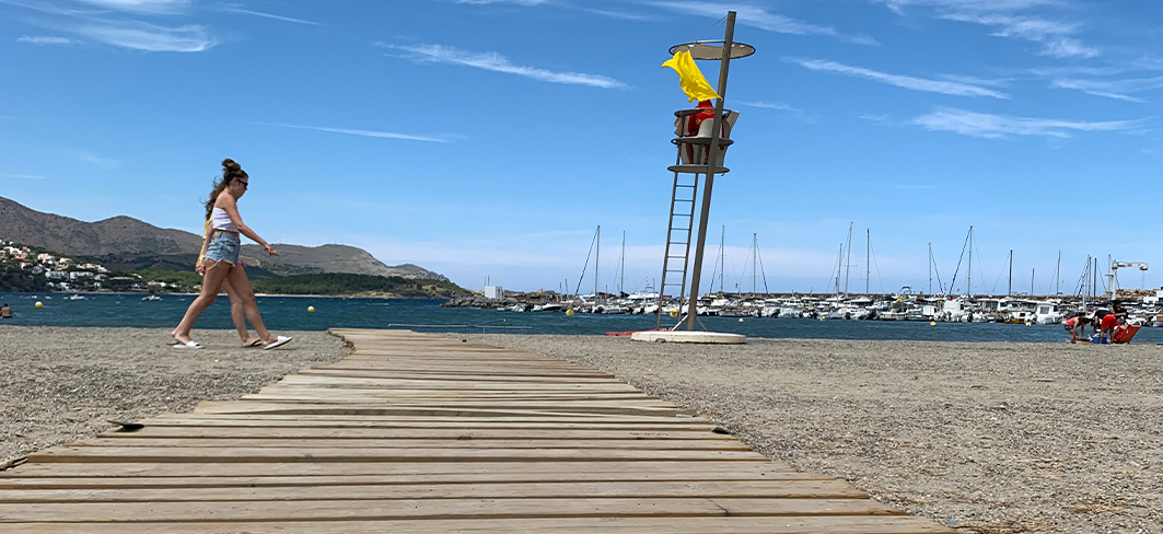 Platja passeig Llançà